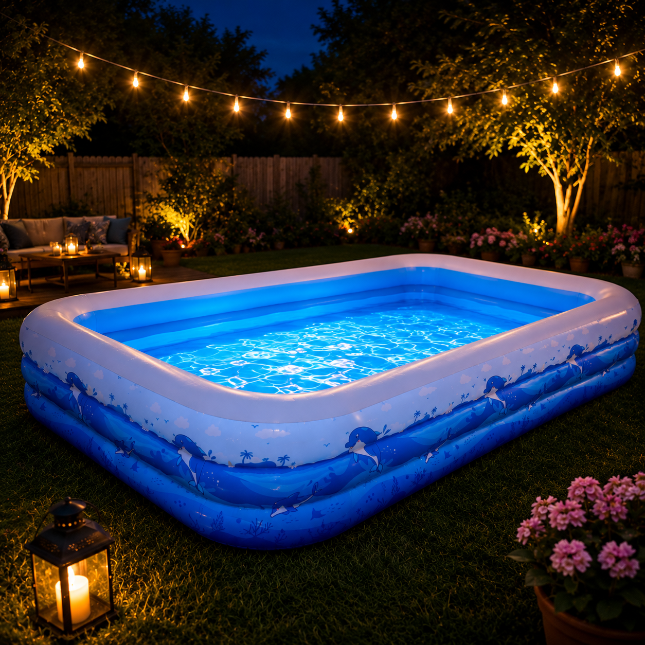 Sombry Piscine gonflable Extra Large